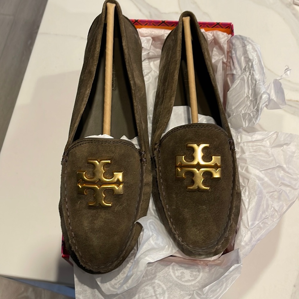 Tory Burch suede loafer